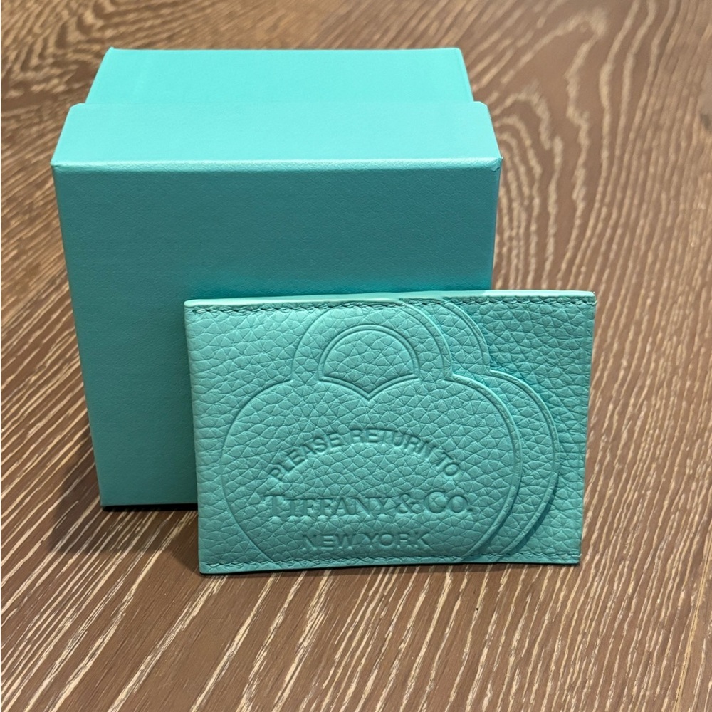 Tiffany & Co. Teal “Return to Tiffany” Card Holder